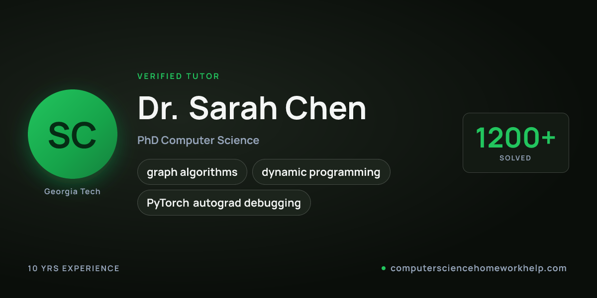 CSHH verified tutor profile visual
