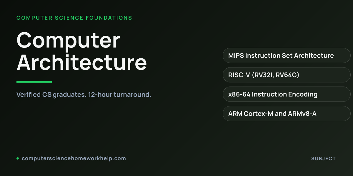 Computer Architecture concept visualization